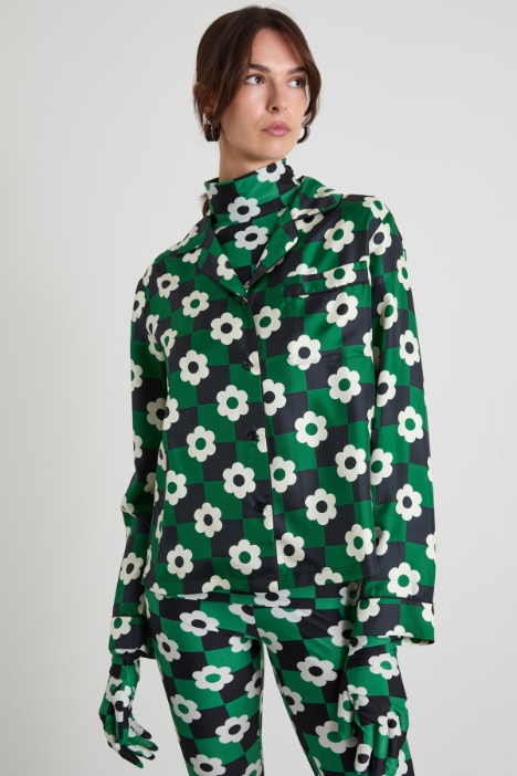 Printed silk shirt Intrend