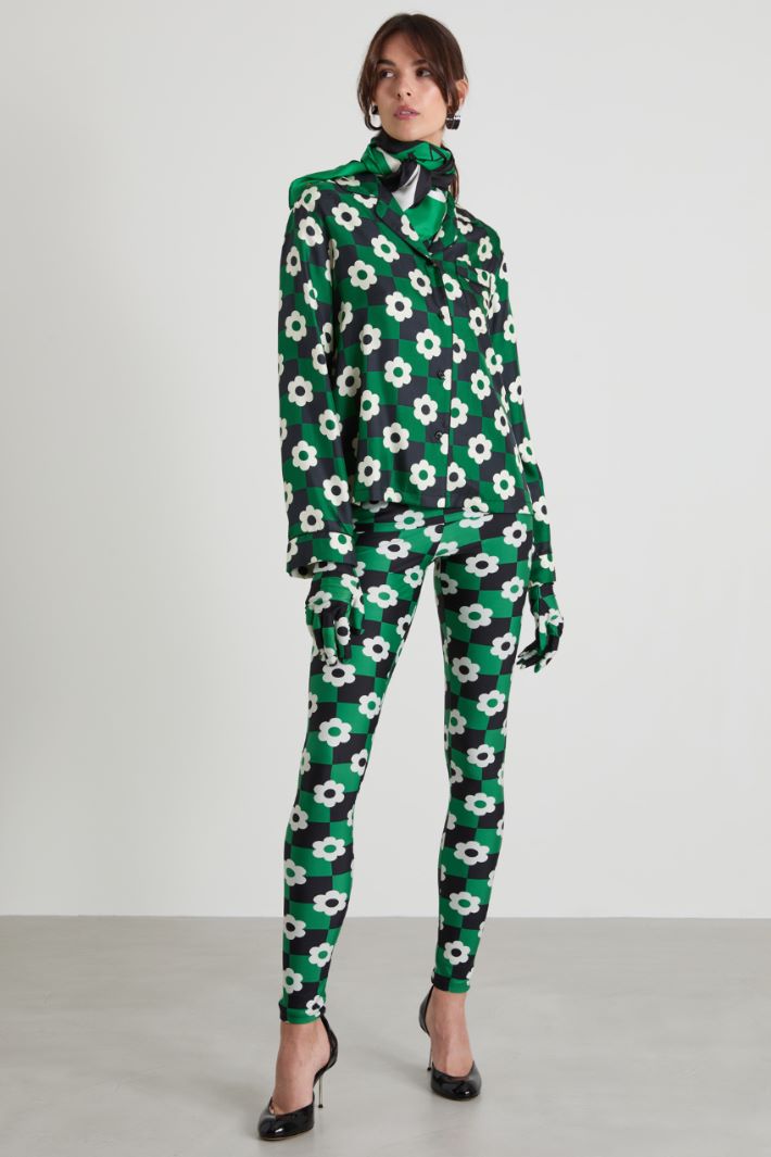 Printed silk shirt Intrend - 3