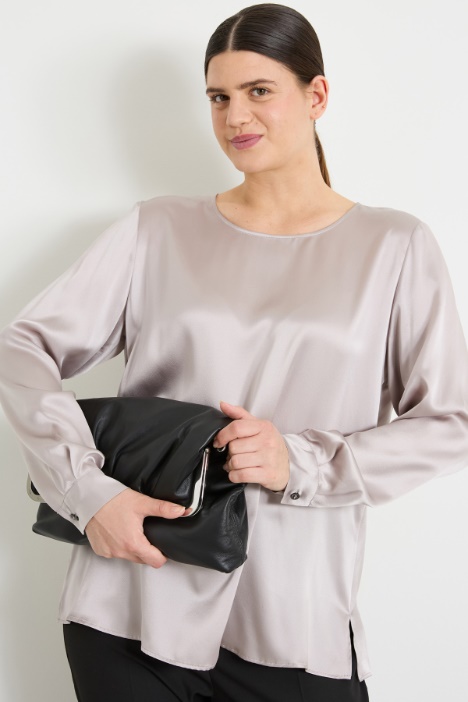 Silk satin blouse Intrend