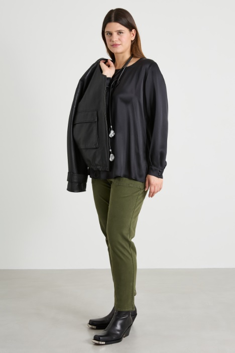 Silk satin blouse Intrend