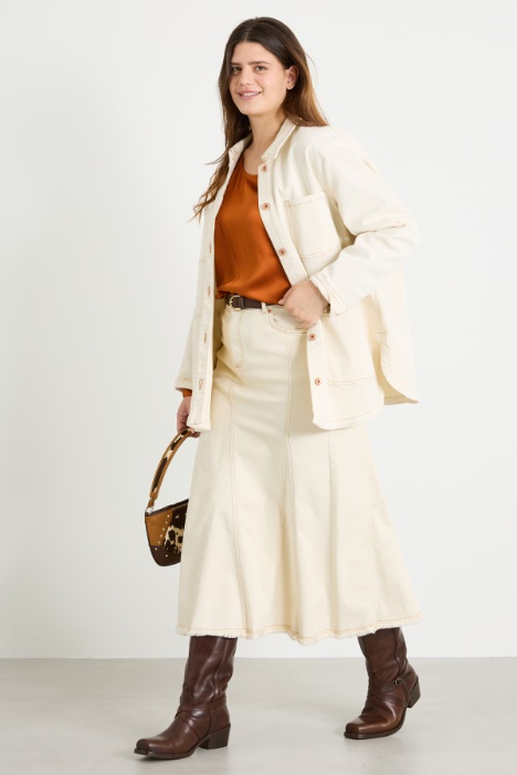 Silk satin blouse Intrend