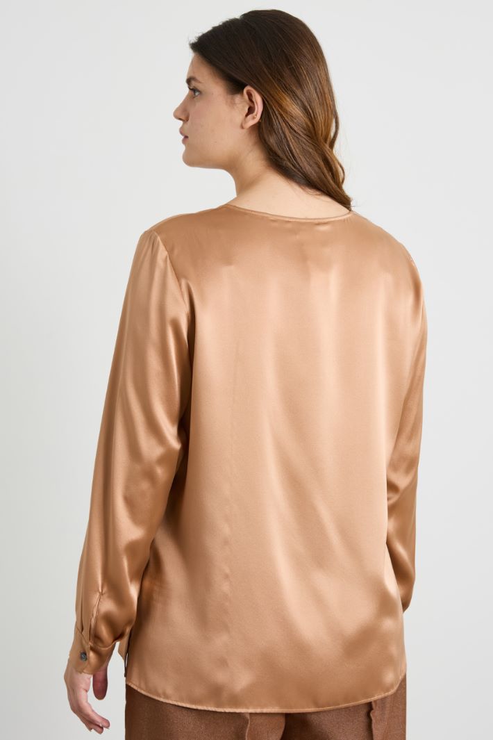 Silk satin blouse Intrend - 2