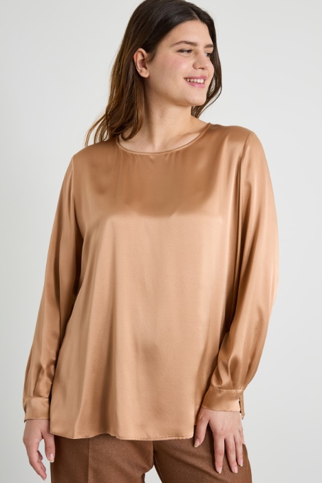 Silk satin blouse Intrend