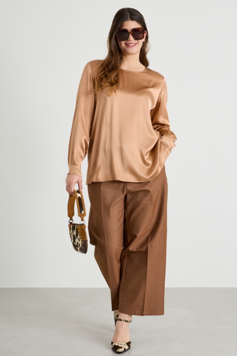 Silk satin blouse Intrend