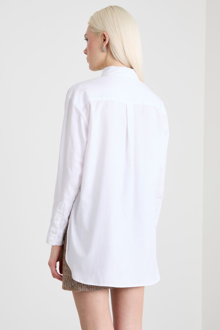 Asymmetrical Oxford shirt Intrend - 2