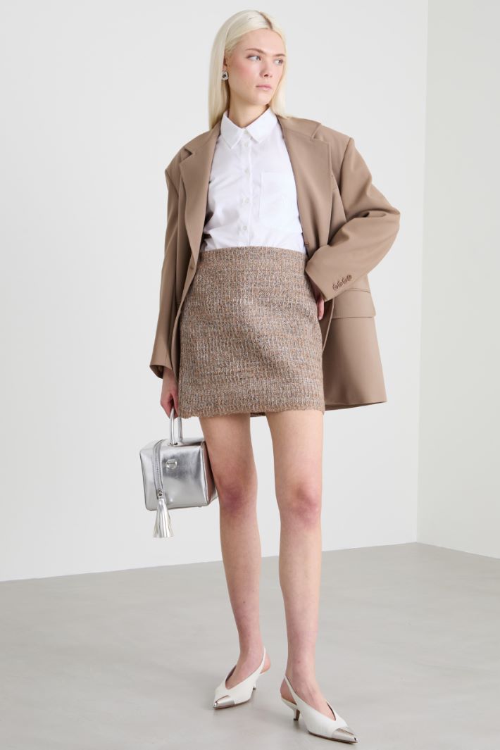 Asymmetrical Oxford shirt Intrend - 3