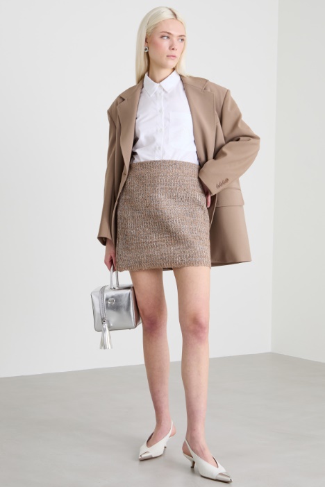 Asymmetrical Oxford shirt Intrend