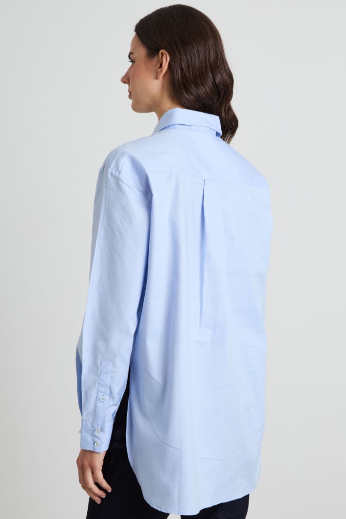 Asymmetrical Oxford shirt Intrend - 2