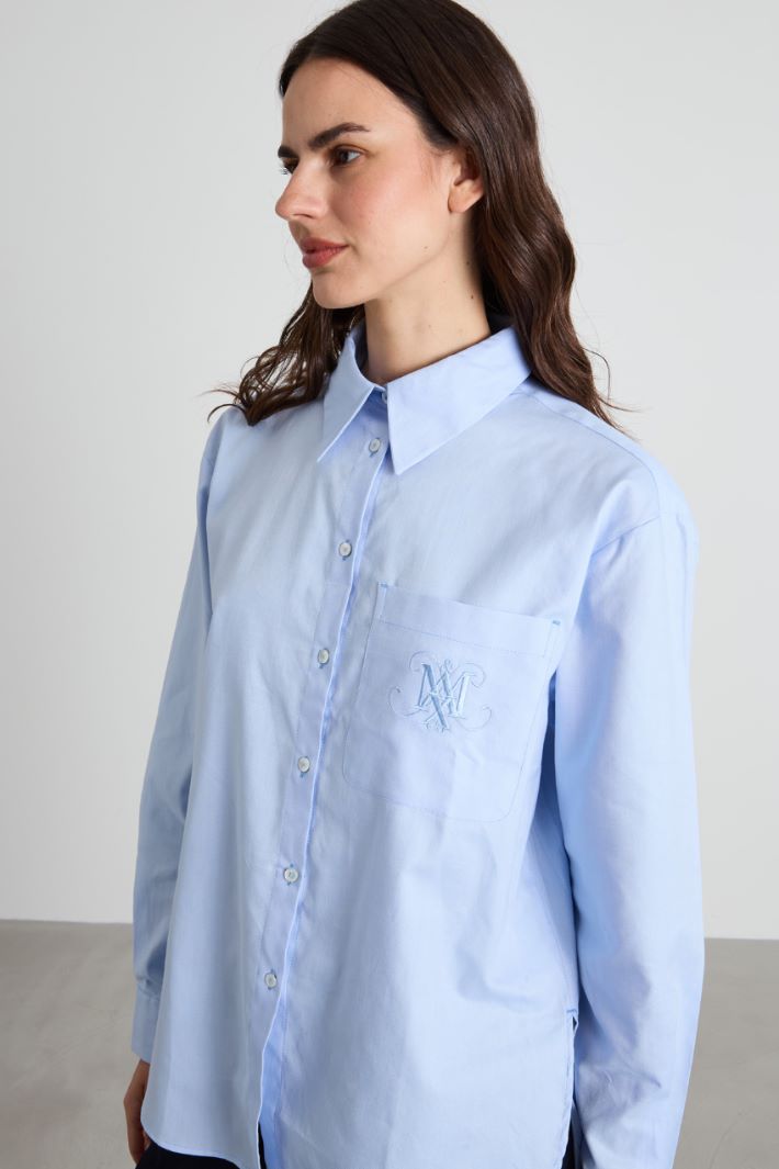 Asymmetrical Oxford shirt Intrend - 4