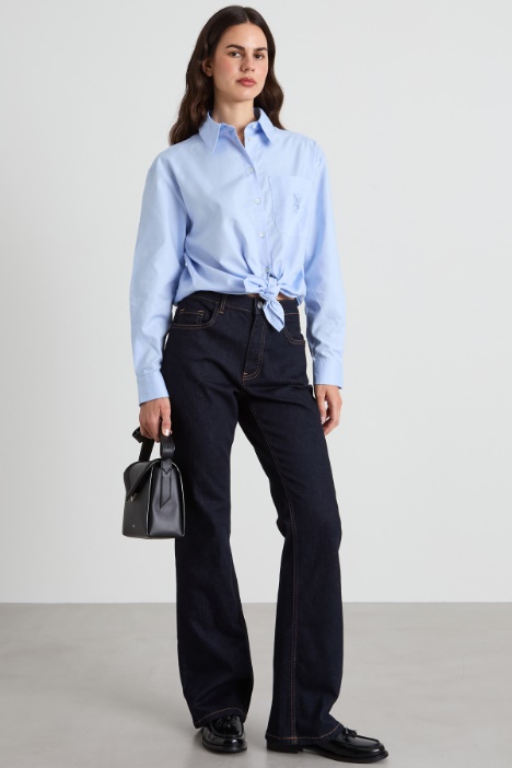 Asymmetrical Oxford shirt Intrend