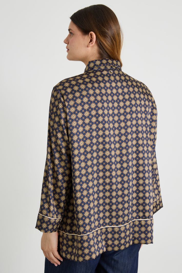 Printed twill shirt Intrend - 2