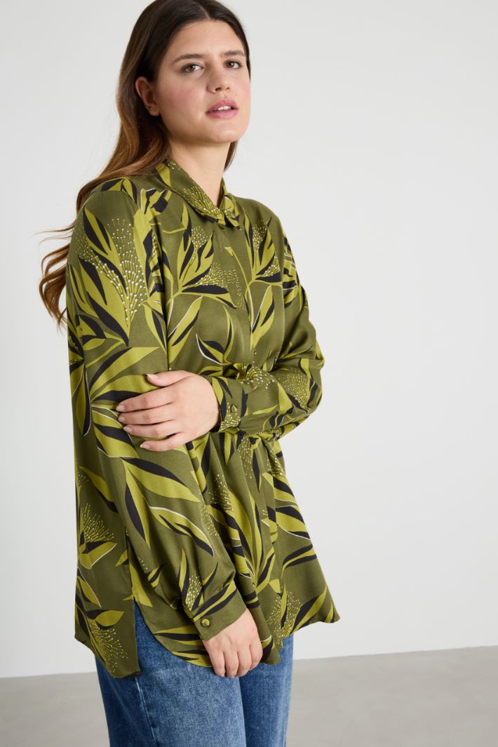 Viscose twill shirt Intrend