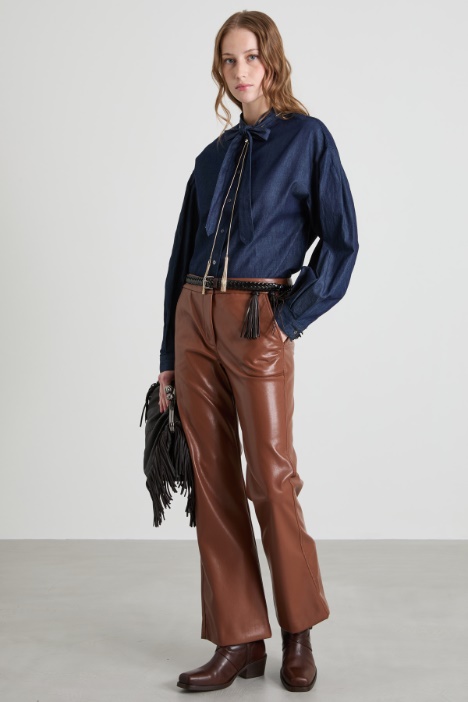 Shirt with scarf collar Intrend