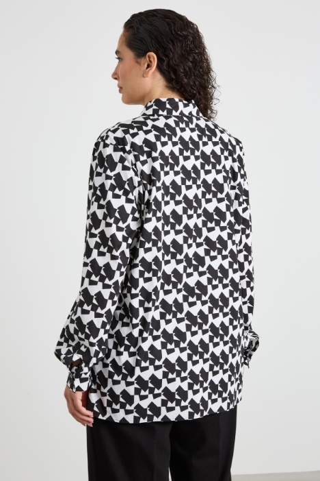 Camicia in cotone stampato