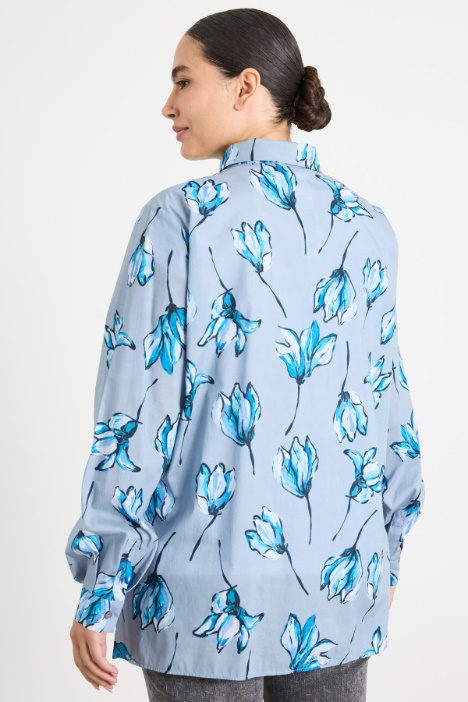 Camicia in cotone stampato