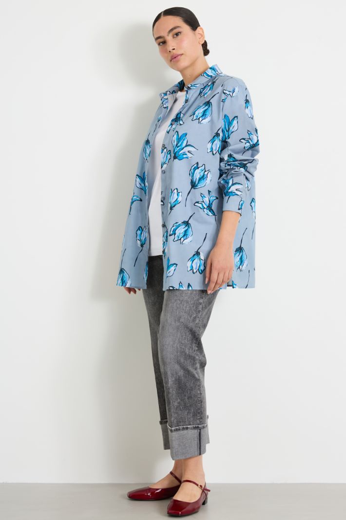 Camicia in cotone stampato Intrend - 3