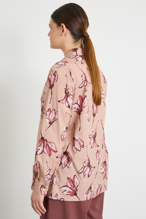 Camicia in cotone stampato