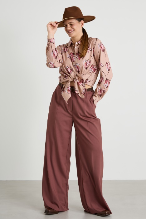 Camicia in cotone stampato Intrend