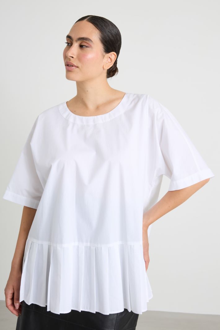 Cotton poplin blouse Intrend