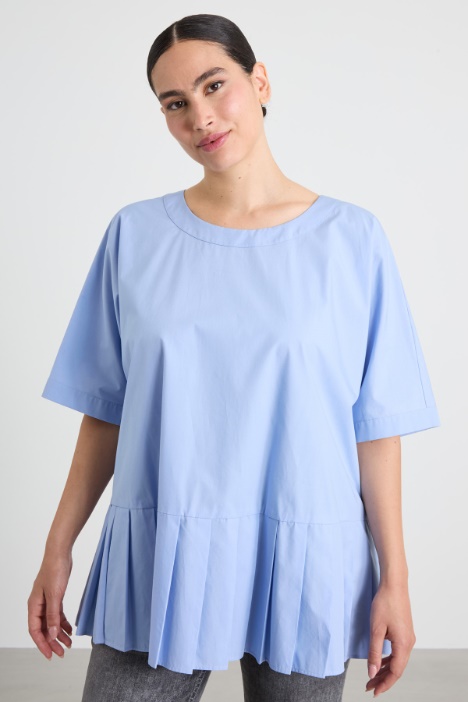 Cotton poplin blouse Intrend