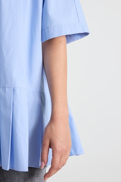 Blusa in popeline di cotone