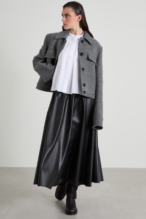 Top with flat pleats Intrend