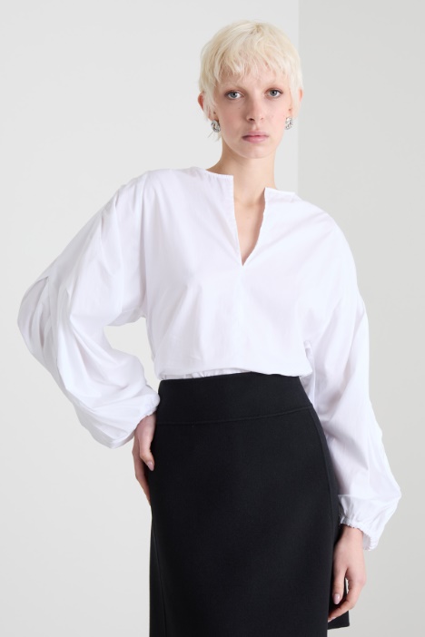 Cotton poplin blouse Intrend