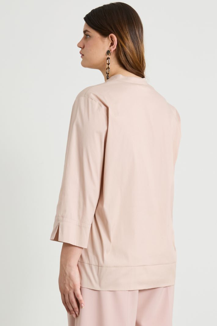 Shirt with stand collar Intrend - 2