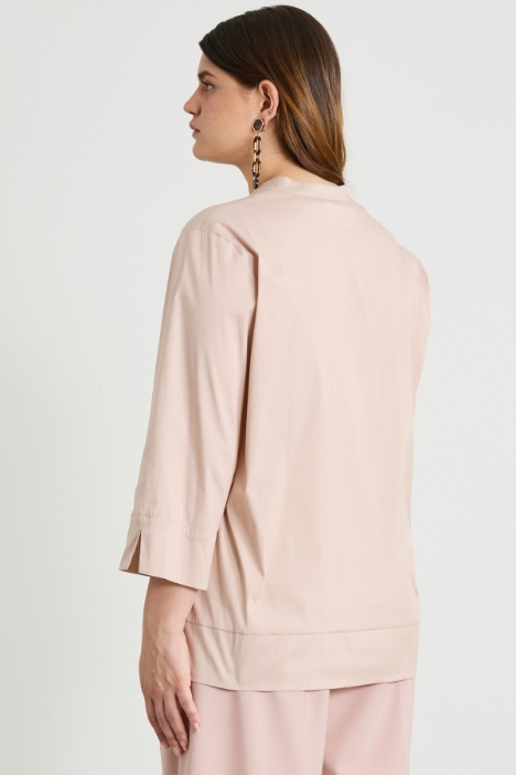 Camicia con colletto a listino