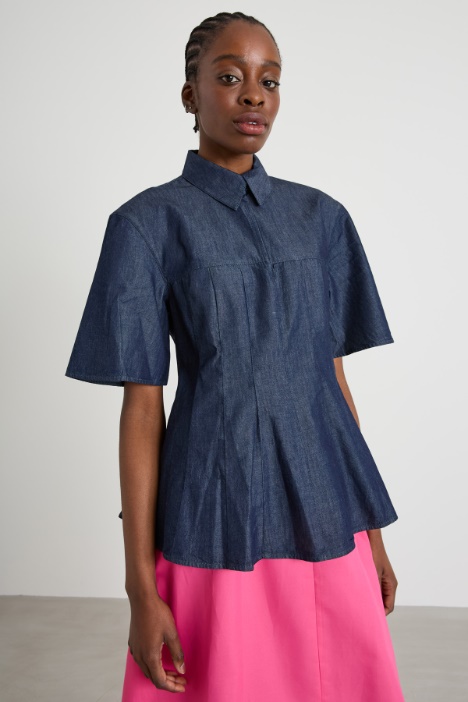 Chambray blouse Intrend