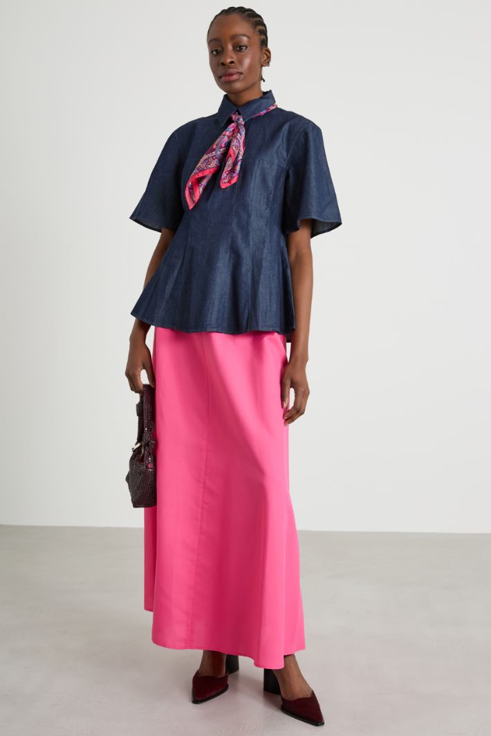 Chambray blouse Intrend - 3