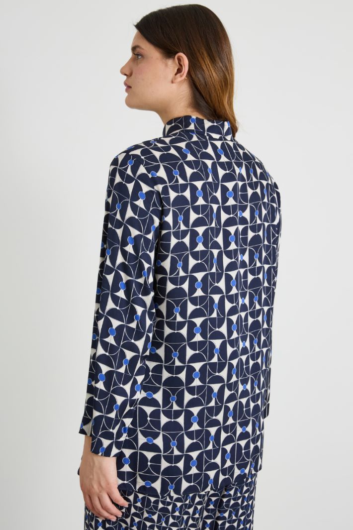 Printed twill shirt Intrend - 2