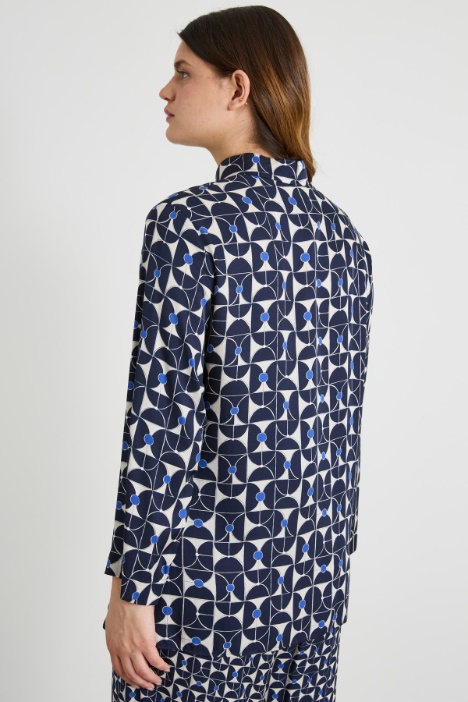 Camicia in twill stampato