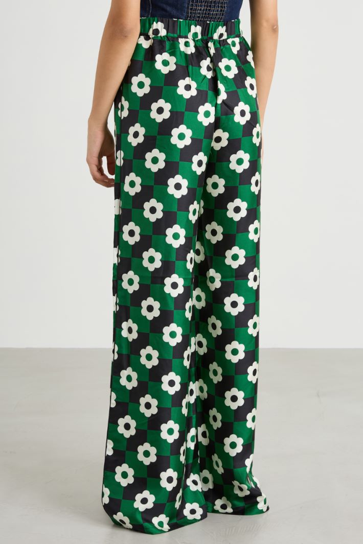 Silk trousers Intrend - 3