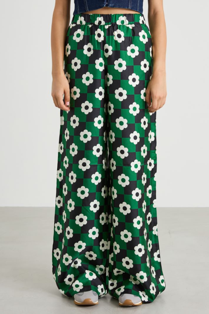 Silk trousers Intrend - 2