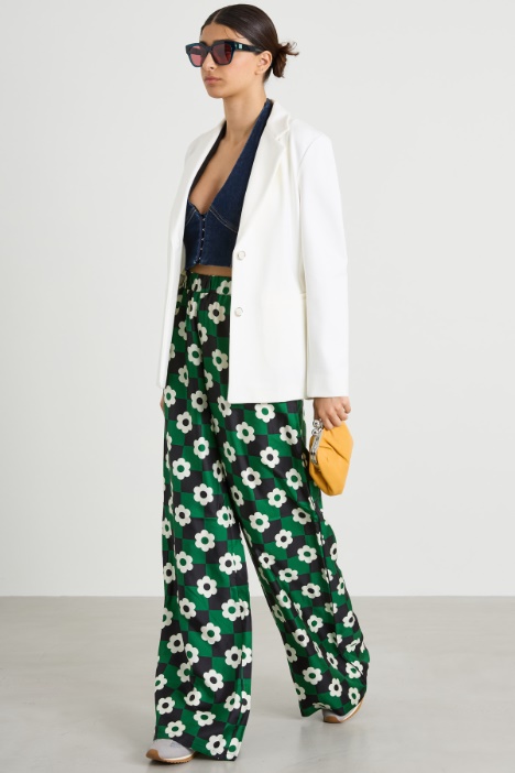 Silk trousers Intrend