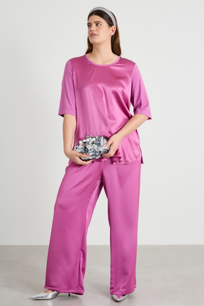 Satin trousers Intrend