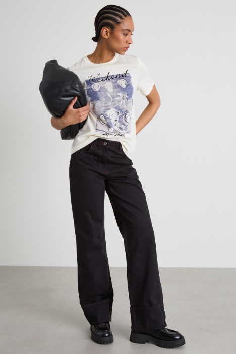 Cotton drill trousers Intrend