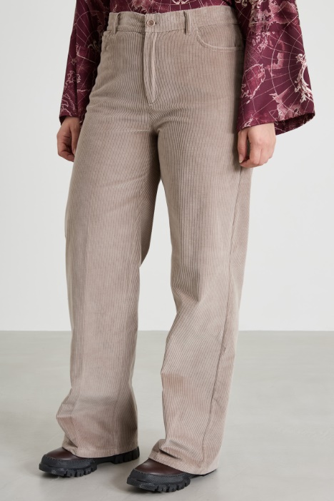 Pantaloni in velluto a coste