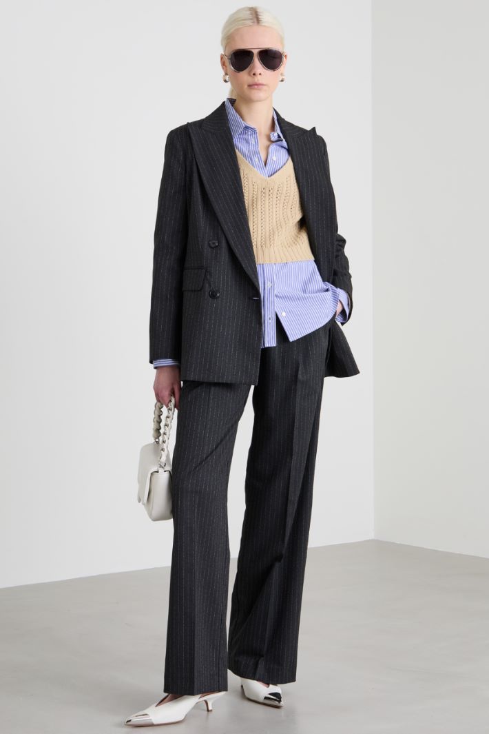 Pinstriped trousers Intrend