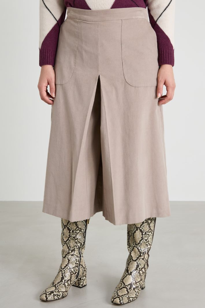 Corduroy culottes Intrend - 2