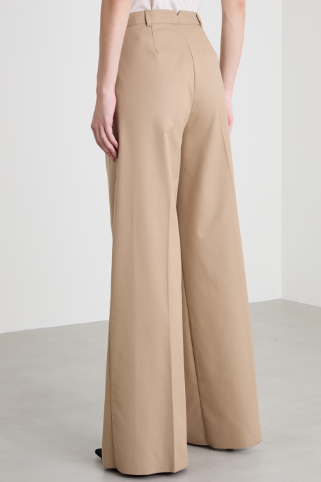 Pantalón ancho de franela