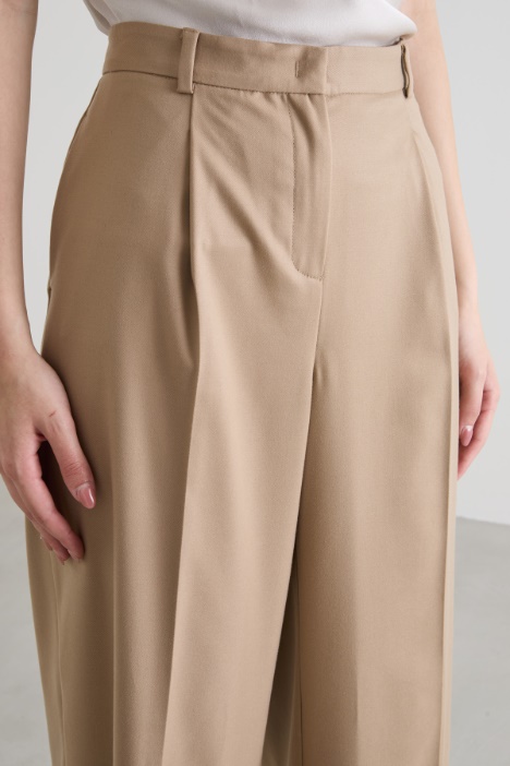 Pantalón ancho de franela