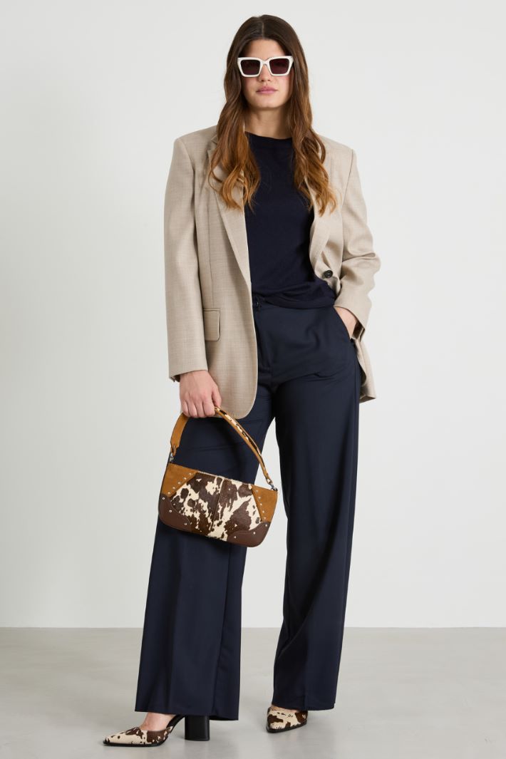 Fluid gabardine trousers Intrend