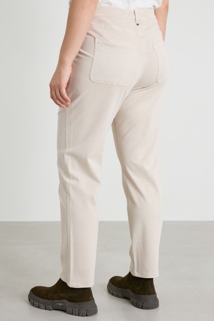 Gabardine trousers Intrend - 3