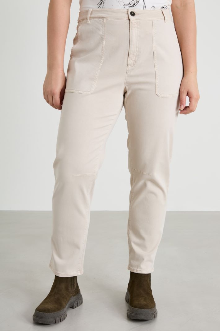 Gabardine trousers Intrend - 2
