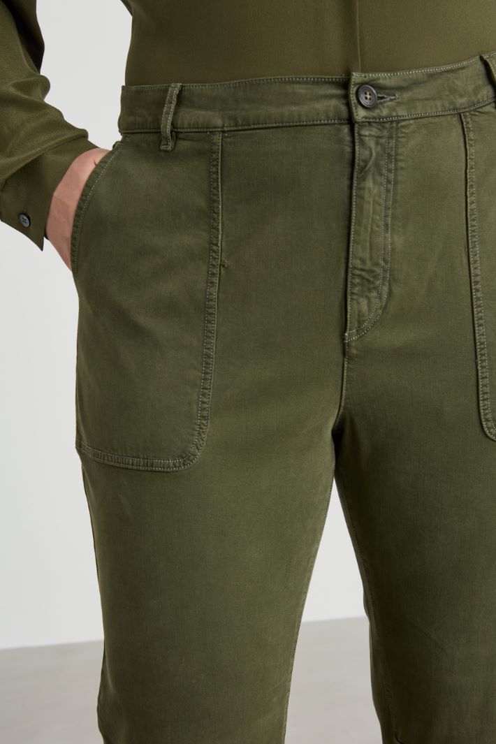 Gabardine trousers Intrend - 4