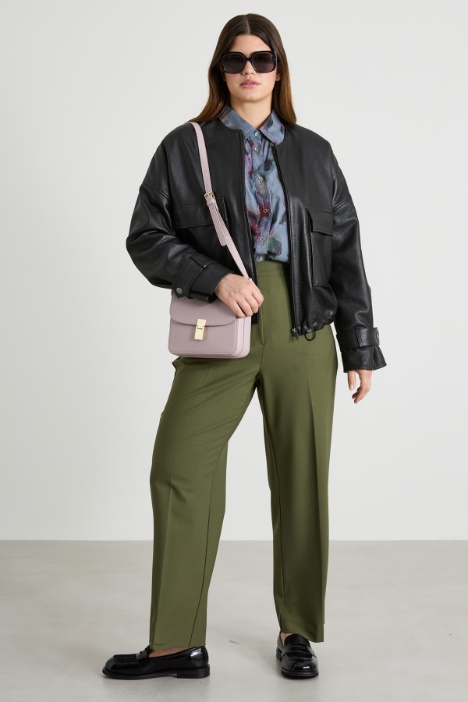 Gabardine wool trousers Intrend