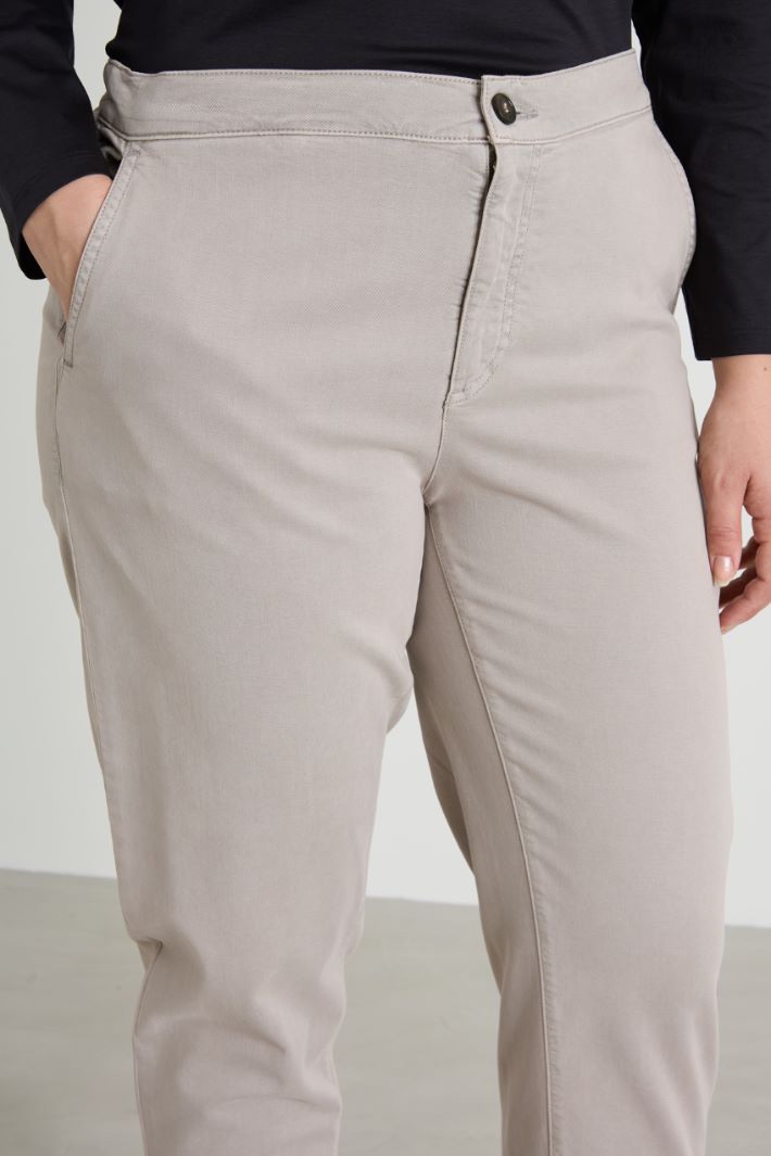 Gabardine trousers Intrend - 4