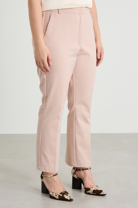 Pantaloni in cotone stretch